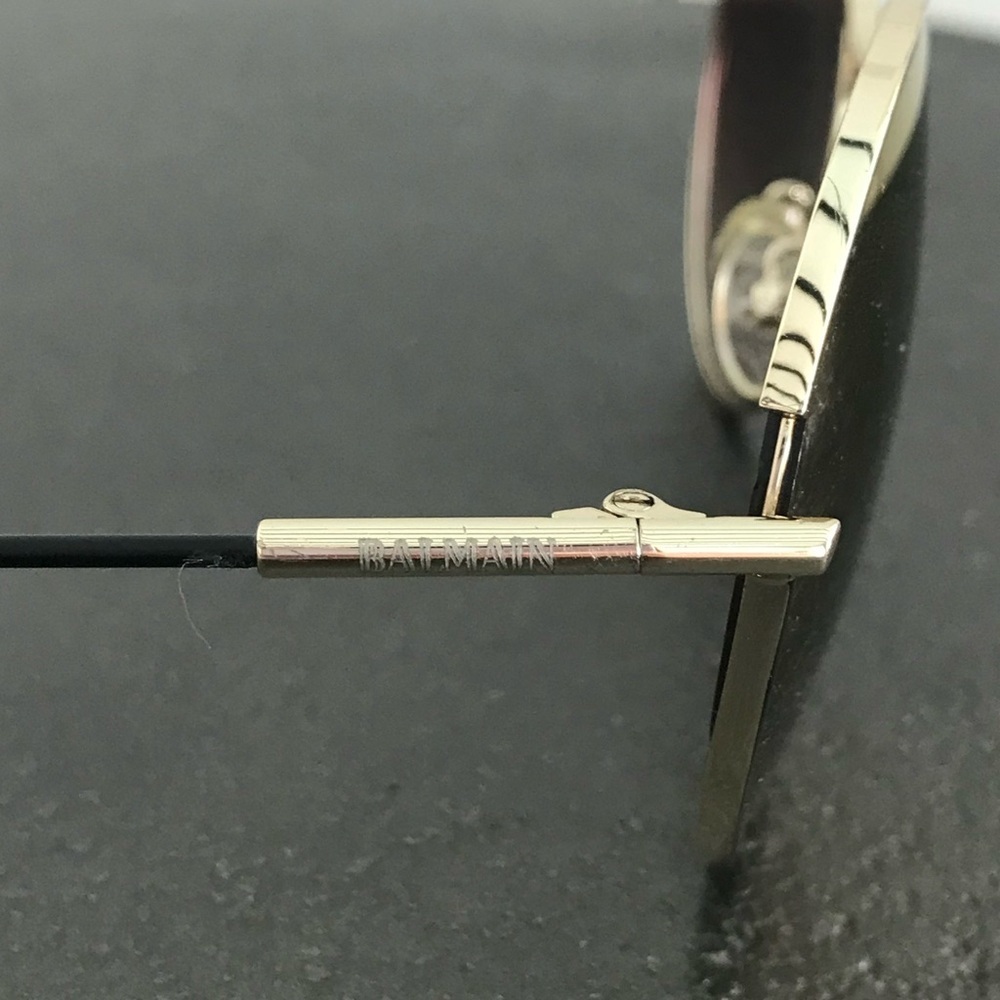 BALMAIN 52mm Round Sunglasses Gold - Picture 4 of 9